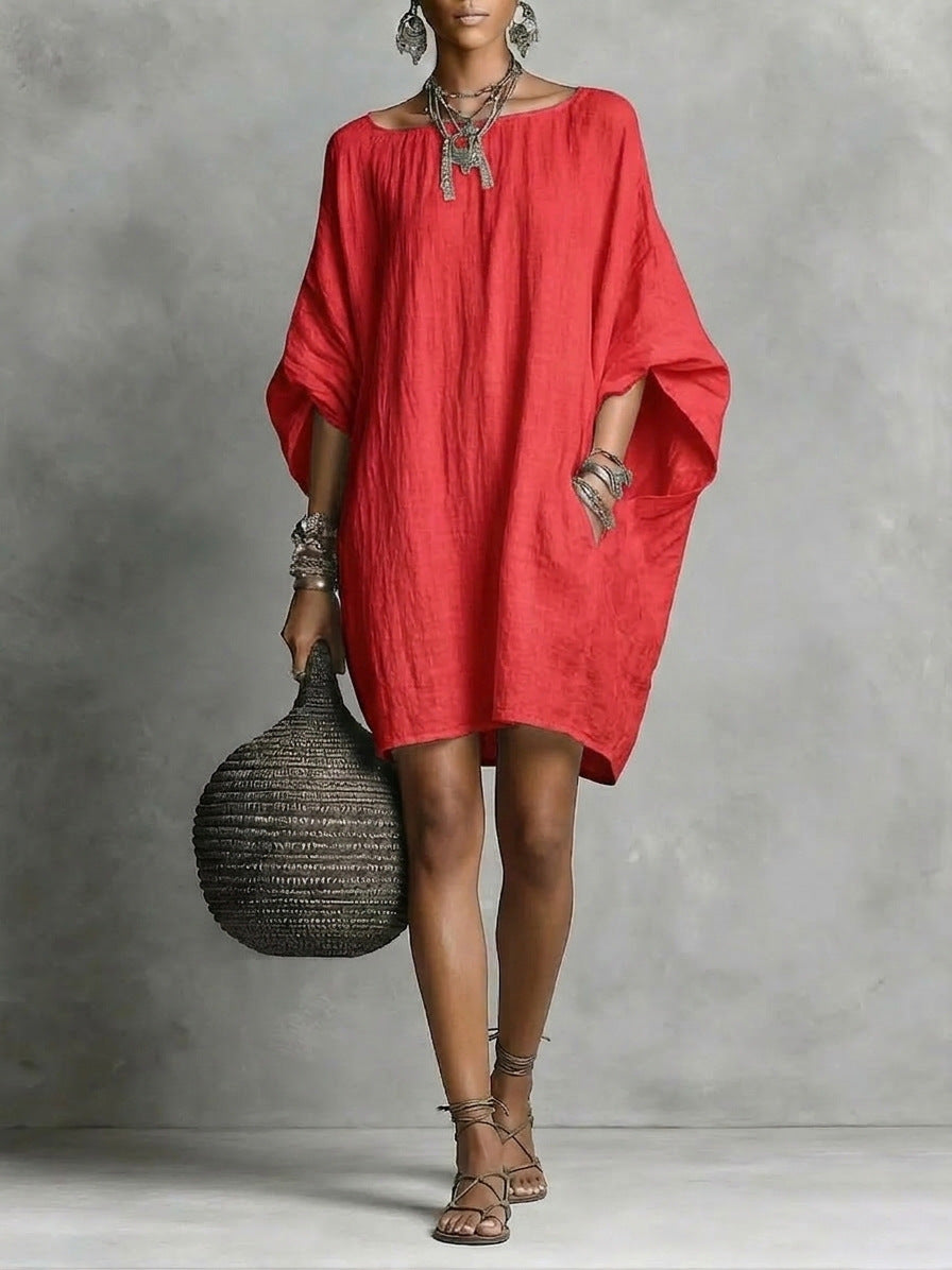 ✨✨LAST DAY SAVE 49% ⏰Casual cotton and linen dress