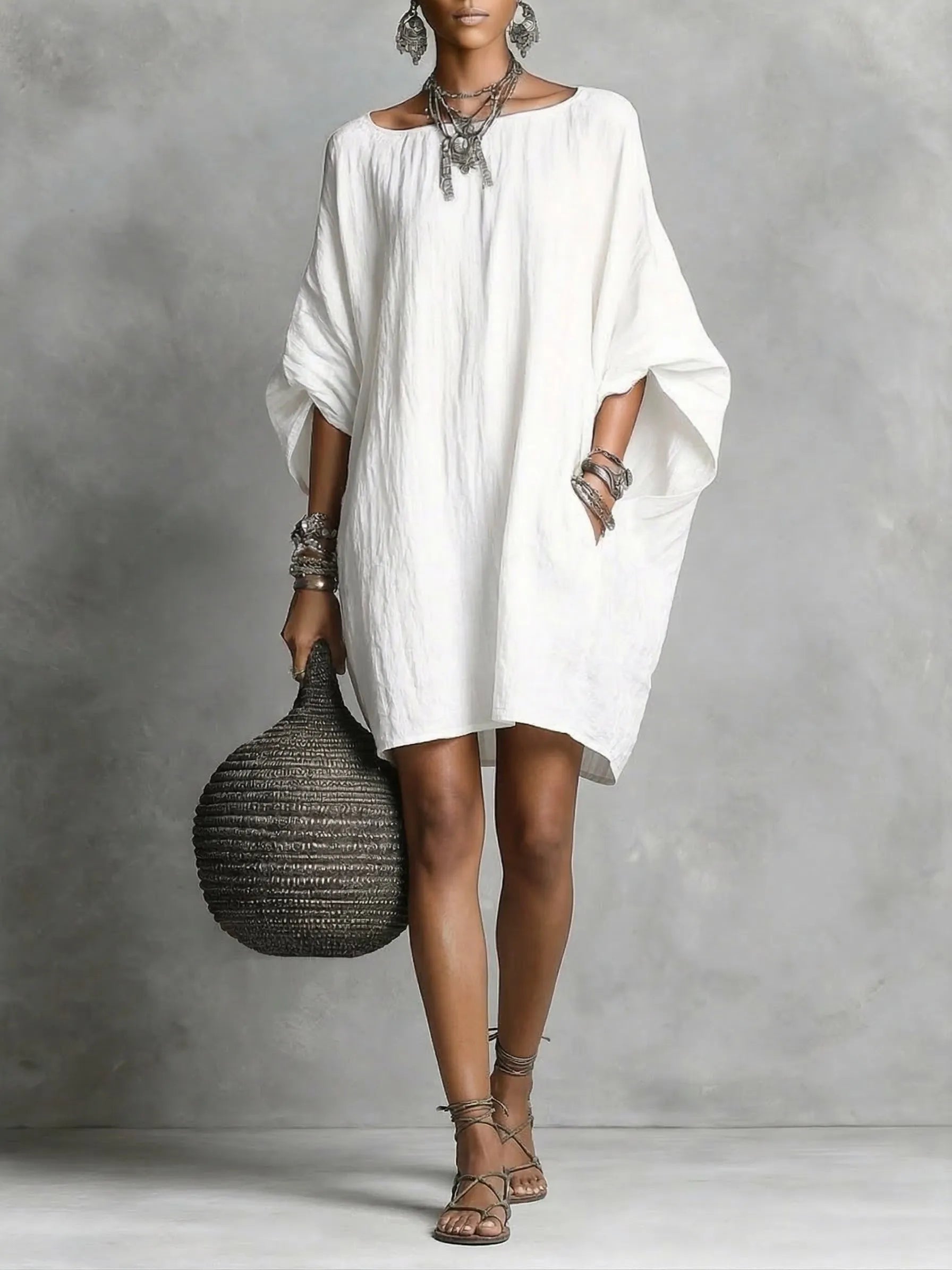 ✨✨LAST DAY SAVE 49% ⏰Casual cotton and linen dress