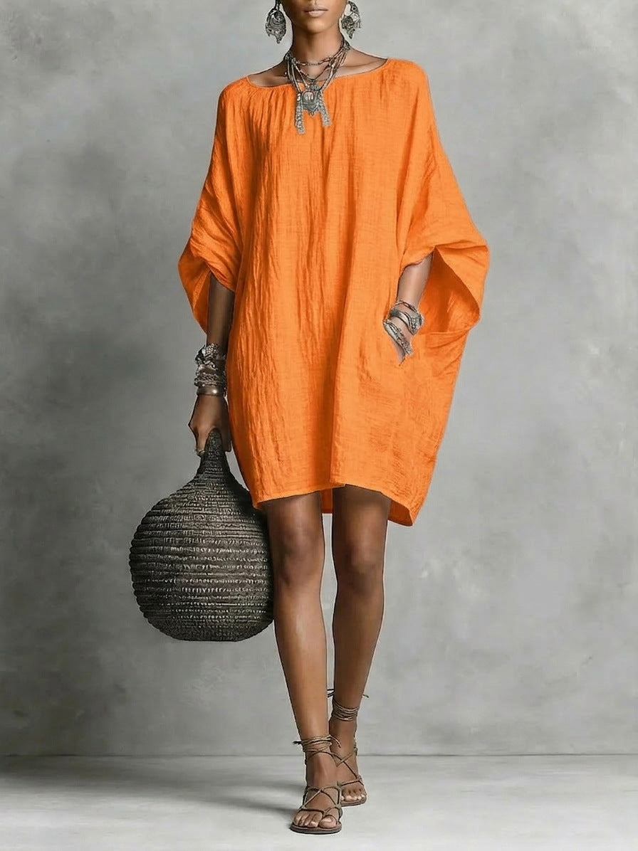 ✨✨LAST DAY SAVE 49% ⏰Casual cotton and linen dress