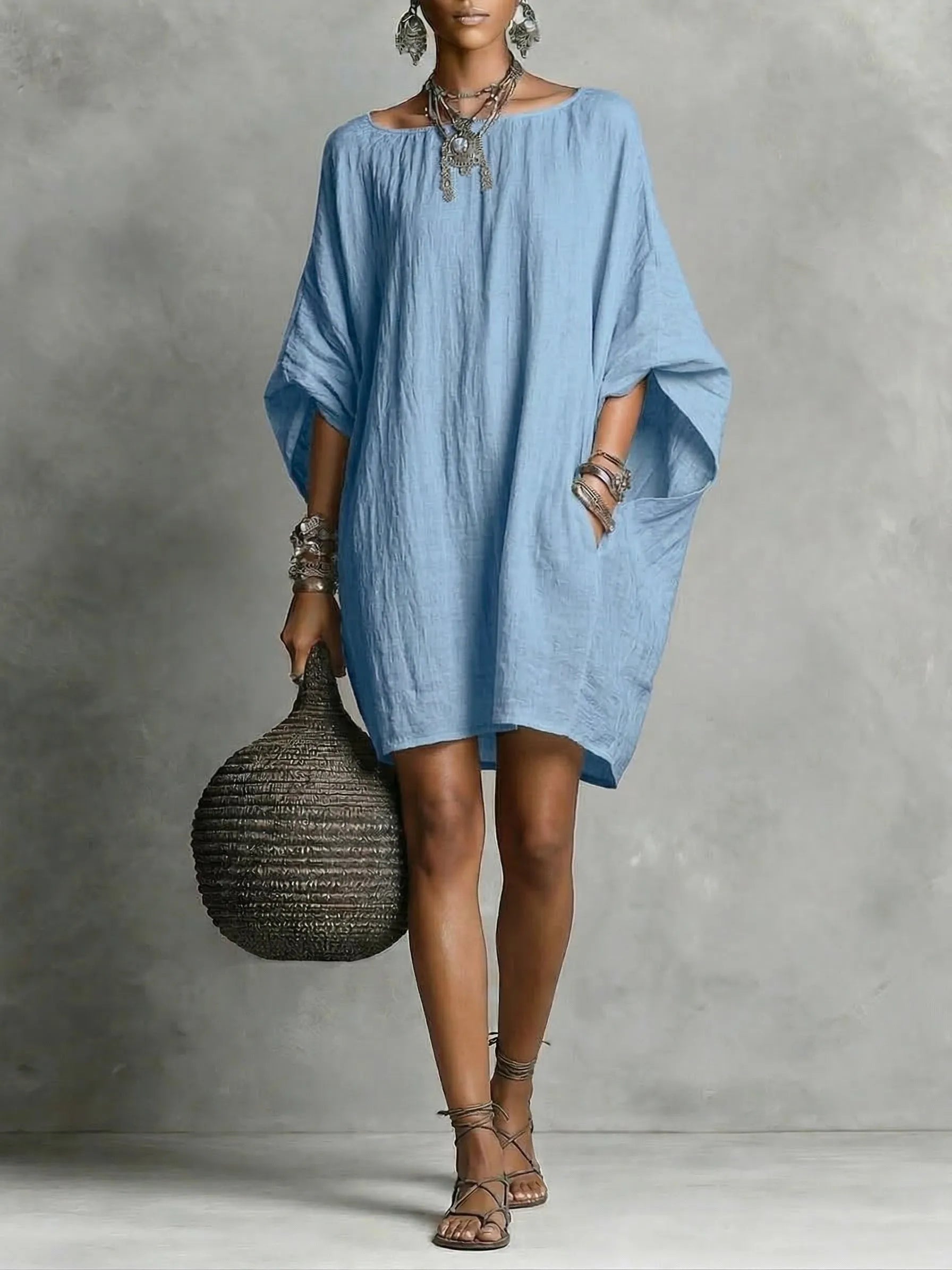 ✨✨LAST DAY SAVE 49% ⏰Casual cotton and linen dress