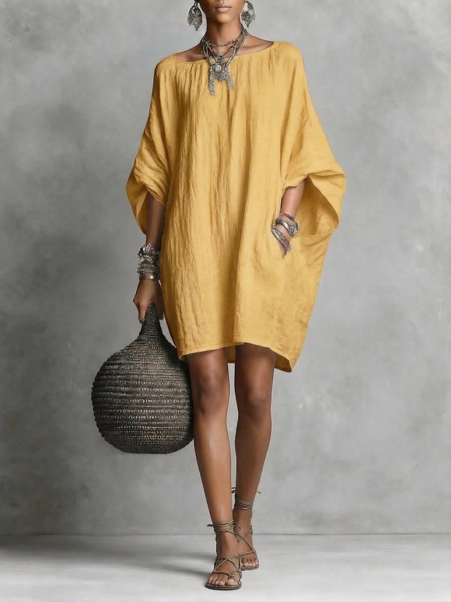 ✨✨LAST DAY SAVE 49% ⏰Casual cotton and linen dress