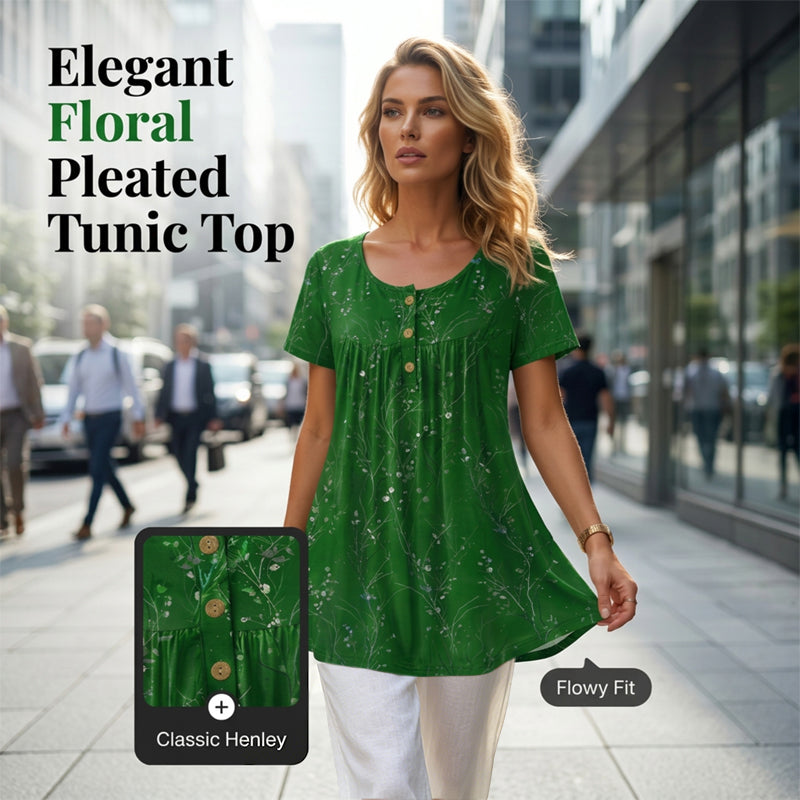 ✨✨Time-Limited Special⏰Women's Floral Print Pleated